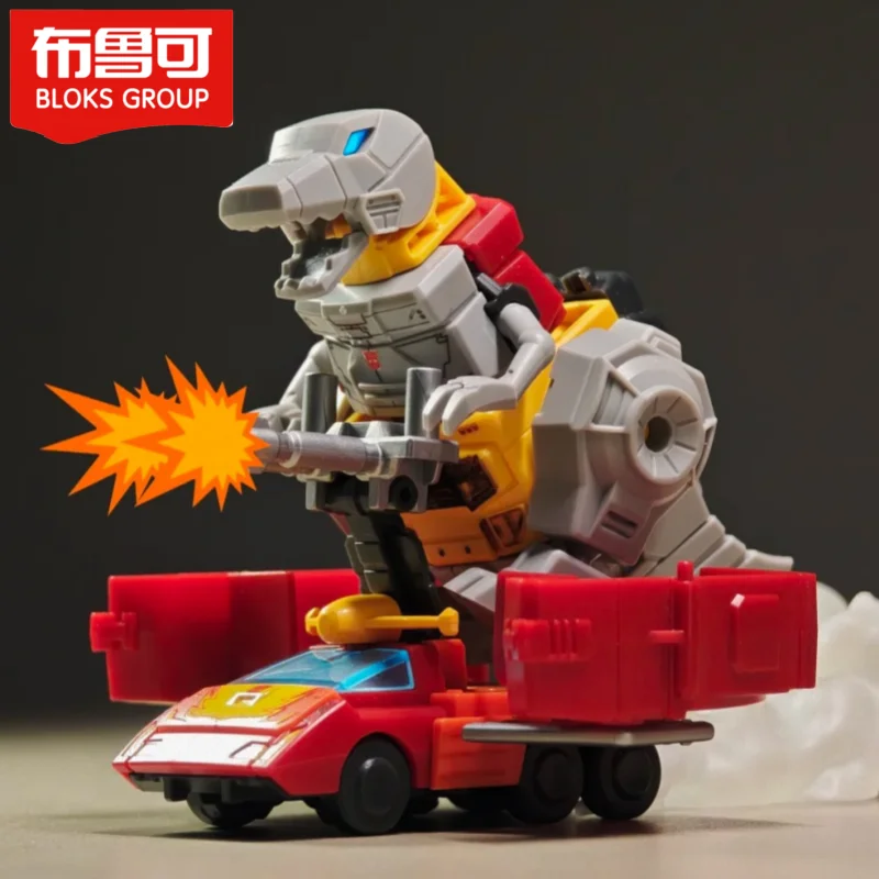 

New Blokees Transformers Defender Version Wave 4 Grimlock Rodimus Prime Kid Assembly Model Action Figure Mystery Box Gift