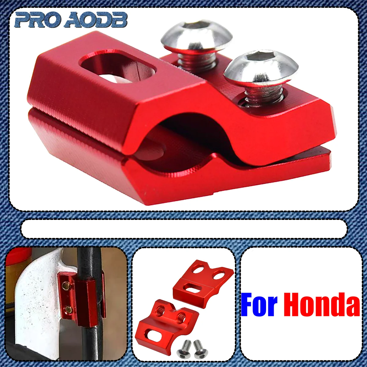 

For Honda CRF 125R 150R 250R 250X 250RX 450R 450L 450X 450RX 250L 300L Motorcycle Front Brake Hose Clamp Holder Clamping Lines