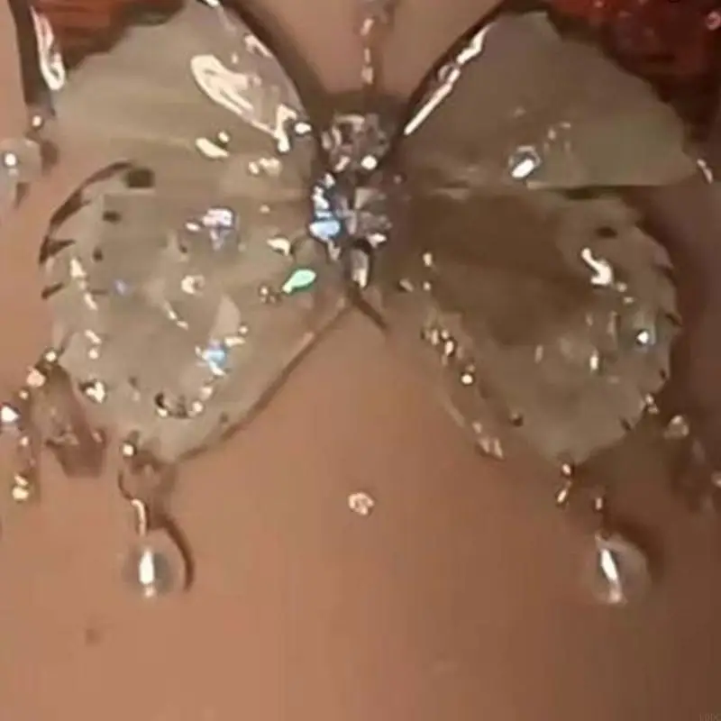 حزام سلسلة الساق متعدد الطبقات من اللؤلؤ للنساء سلسلة الفخذ وحفلات الرقص وإكسسوارات الحفلات التنكرية Y166 #2