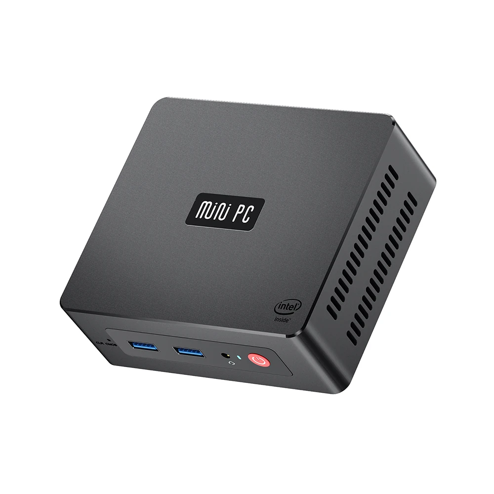 Mainframe mini PC GK mini J4125 neutro com suporte de saída 4K