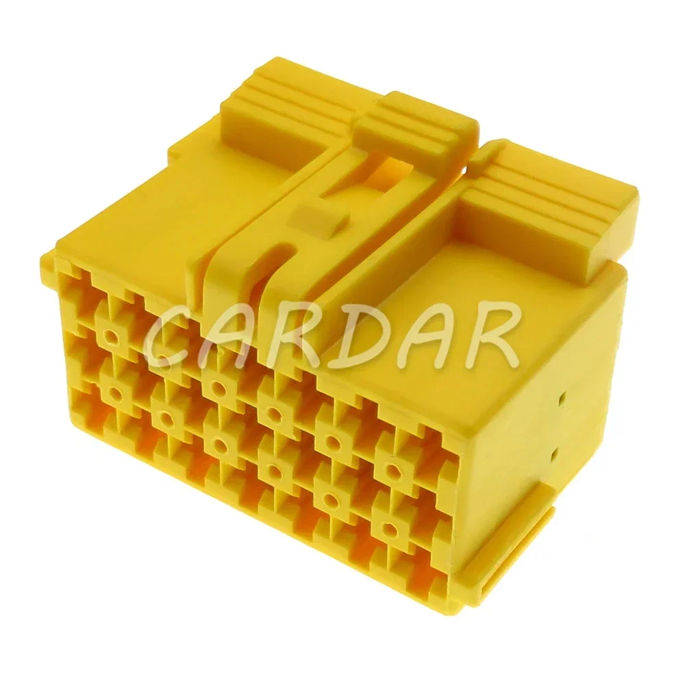 

1 Set 21 Pin Automotive Wiring Harness Socket AC Assembly Yellow Car Unsealed Connector With Terminal 1-967625-5 967635-1