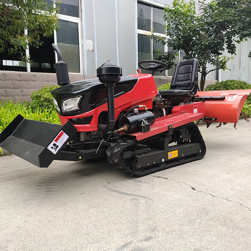 

Customized Rotary Tiller Agricultural Cultivator Crawler Rotary Tiller New Multi-Function Small Farm Plowing Machine