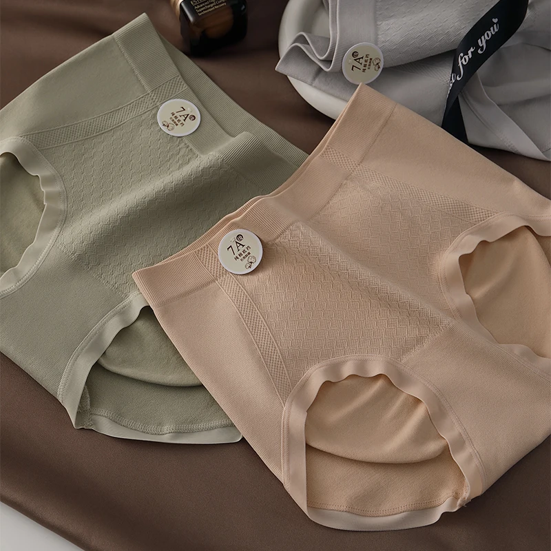 3 шт., женское спортивное нижнее белье с поясом для живота, дышащие треугольные трусики, подтягивающие ягодицы, женские трусики с высокой талией, женское нижнее белье