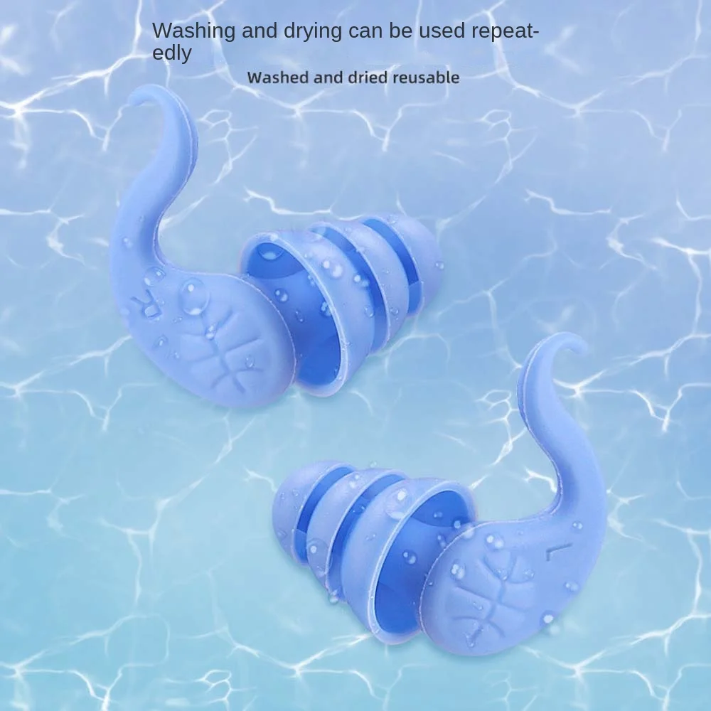 Sound Insulation Silicone Ear Plugs Prevent Water Ingress Enjoy Sleep Noise Reduction Earplugs Dust-proof Silicone Ear Protector