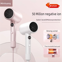 Professional Hair Dryer Hot Cold Wind Air Brush Hairdryer Negative Lonic Blow Dryer Strong PowerDryer Salon Tool 1400W BlowDryer