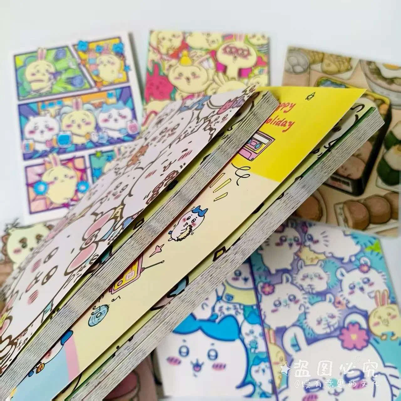 Chiikawa Periphery Good-looking Usagi Thickened A5 Soft Shell Full Color Painted Student Notebook Cute Printed Ledger Notebook - view 4