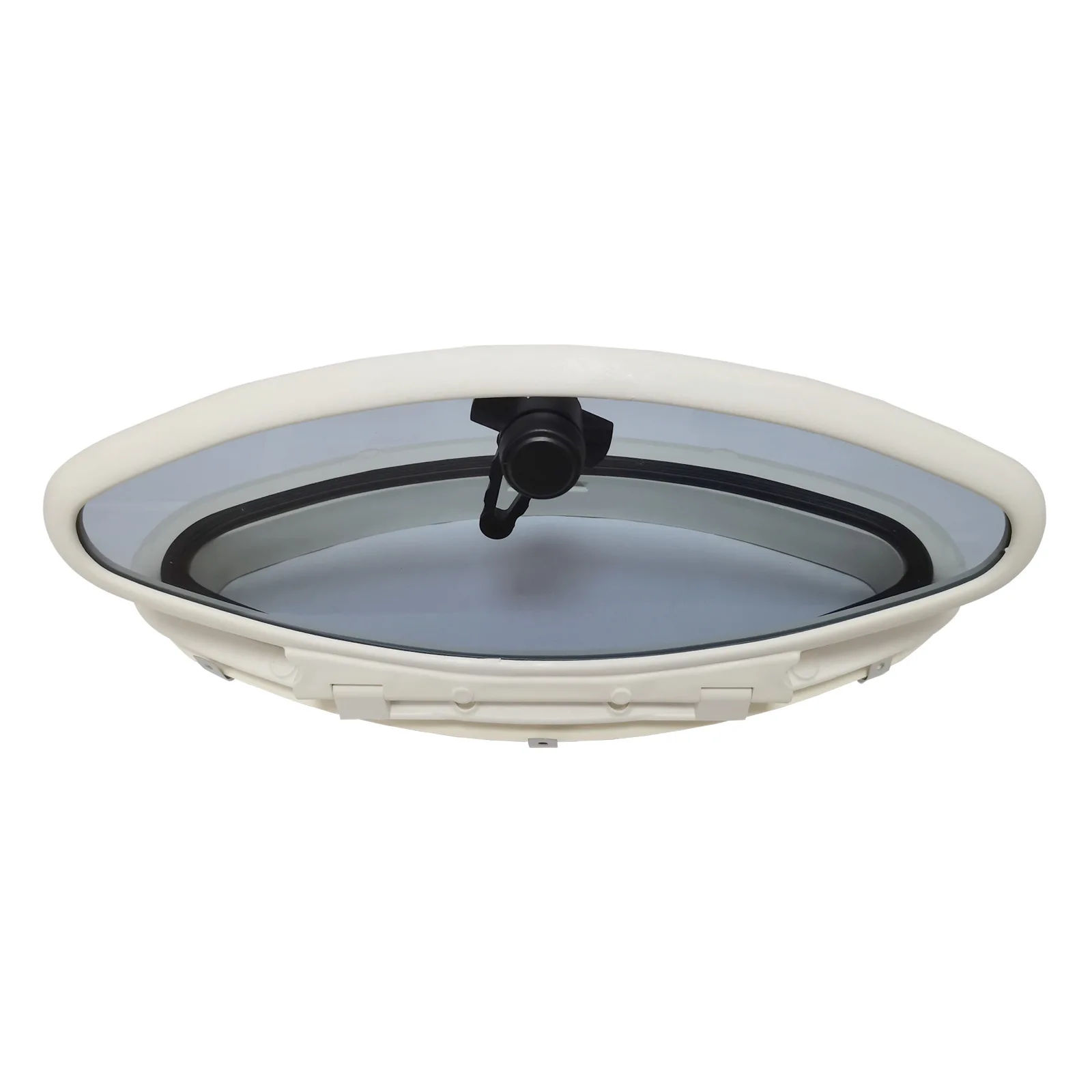  Marine Porthole ABS Toughened Glass Sun protection Oval White Marine Hardware Accessories for Boat Yacht Kayaks