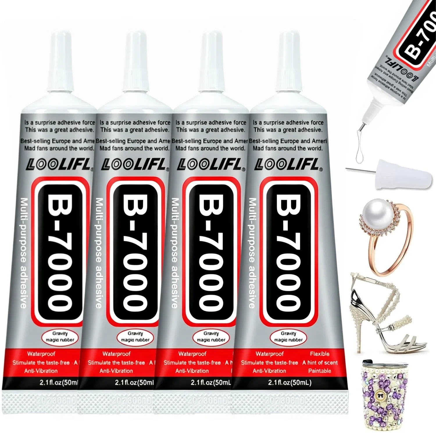 B7000 Glue Multi Purpose Adhesive Strong Clear Glue For Phone Screen Repair Jewelry Making DIY Crafts Metal Glass Plastic Wood
