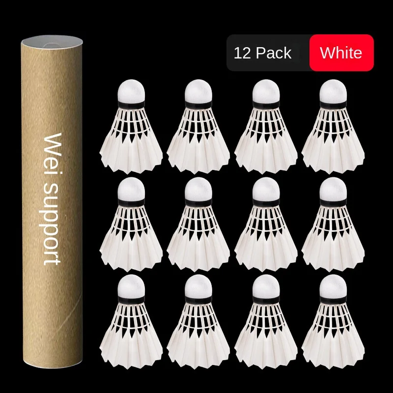 ลูกแบดมินตันไต้หวัน ยี่ห้อ Saishilong แบบ 3 ชิ้น ผลิตจากขนเป็ด คุณภาพดี ทนทาน เหมาะสำหรับฝึกซ้อมในสนามและผู้เล่นมือสมัครเล่น