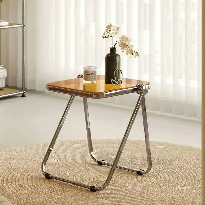 Tavolino pieghevole Soggiorno Caffè Camera da letto mobile Archiviazione in legno Tavolino da pranzo Mesa Mobili per la casa ausiliari ZY50CJ