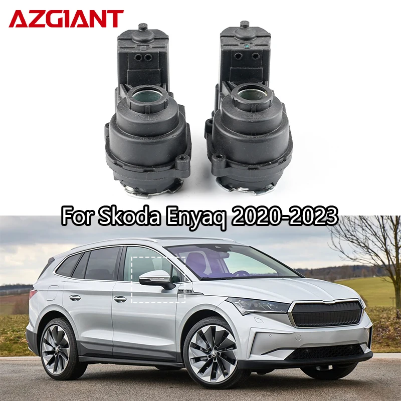 AZGIANT Left Right Side Mirror Fold Motor Actuator Auto Fold Retract Extend Direct Replacement For 2020-2023 Skoda Enyaq