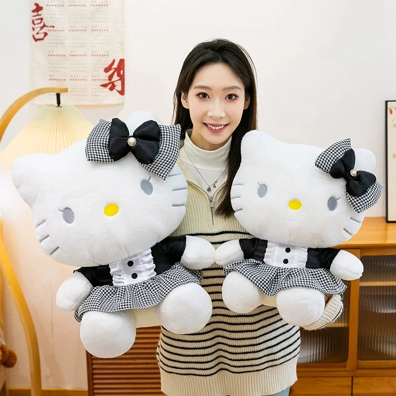 50CM anime Sanrio Hello Kitty cosplay dame style série dessin animé en peluche poupée PP coton oreiller en peluche kawaii ornements cadeau