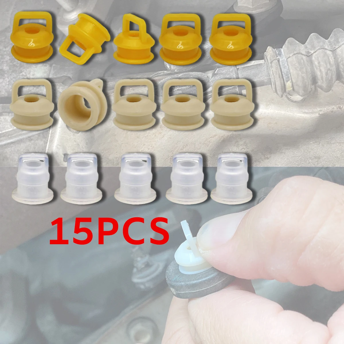 

15pc Shift Cable Bushing for Chevrolet Cruze Orlando Cadillac Escalade JEEP Insignia Linkage Rubber Grommet Clips Sleeve Parts