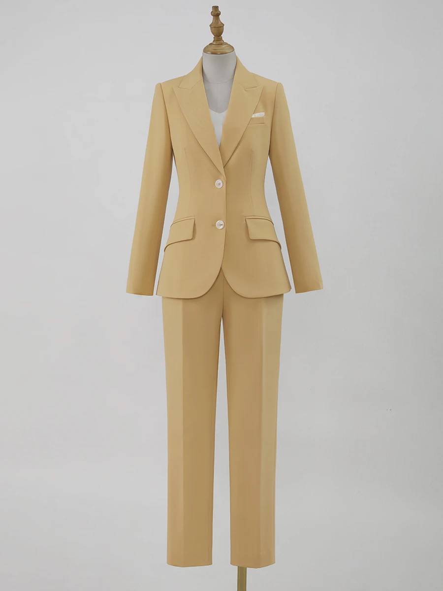 Xiangchun Bird Professional Suiting Women's Spring Autumn Tailored Jacket Commute Formal Workwear Polyester Long Sleeve