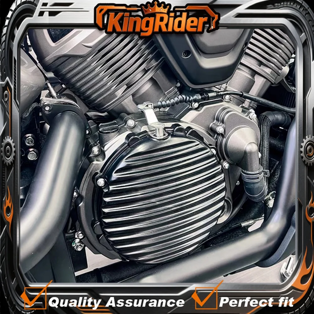 

Retro-style clutch cover with striped design for BENDA Chinchilla 500/450 Napoleon 450, ABS accessory.