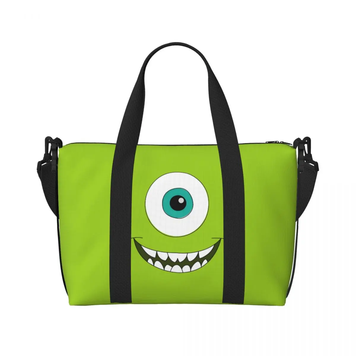 

Сумка-тоут для покупок университета монстров на заказ, женская большая вместительная сумка для комедийных мультфильмов, пляжные дорожные сумки для спортзала