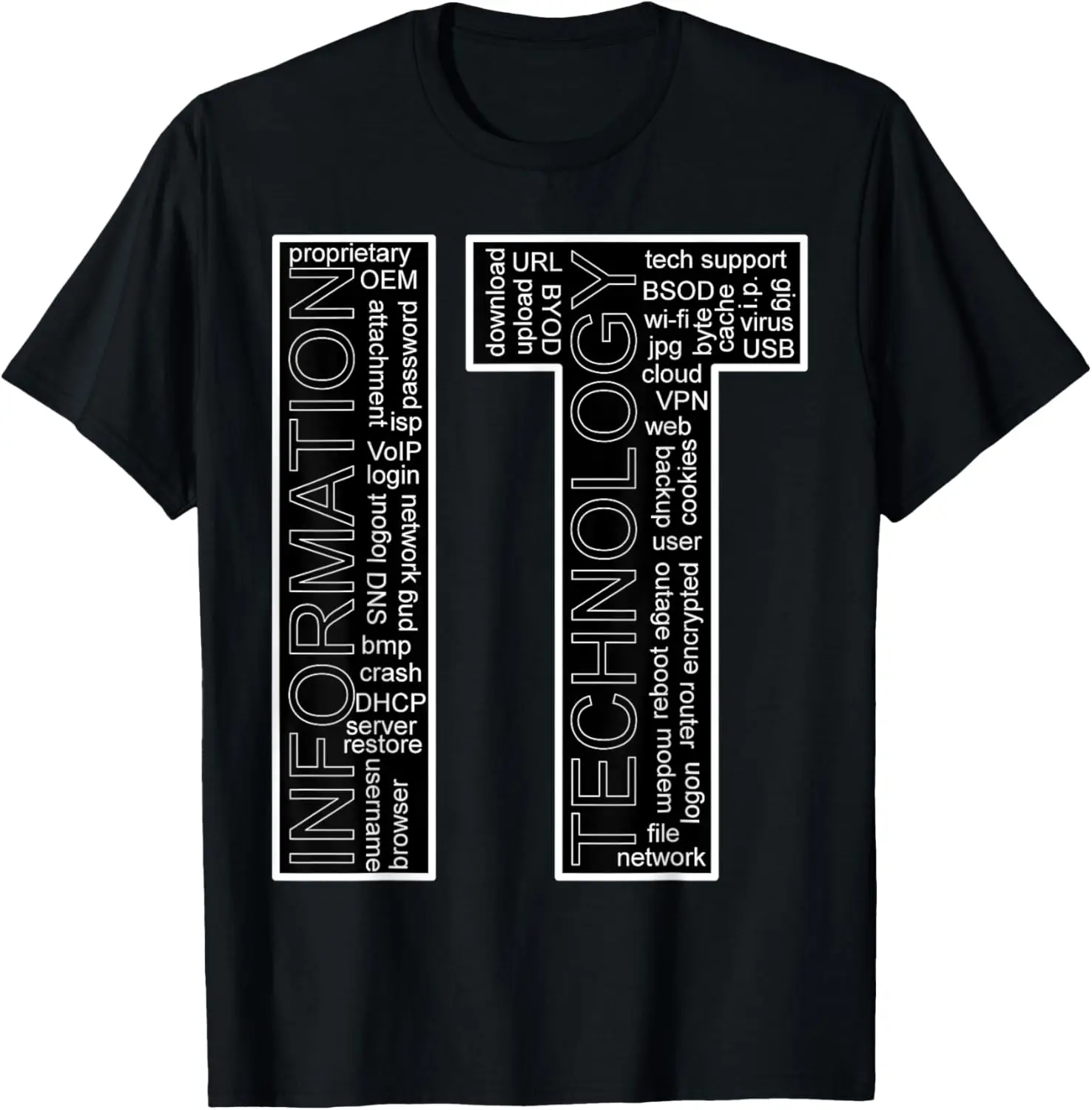 IT - Information Technology Vocabulary T-Shirt