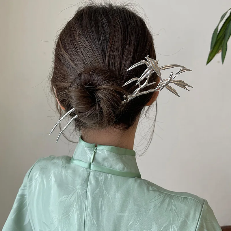 Épingle à cheveux de Style Simple et moderne pour femmes, avec plaque de Sensation avancée, accessoires Hanfu de Style ancien, 2025