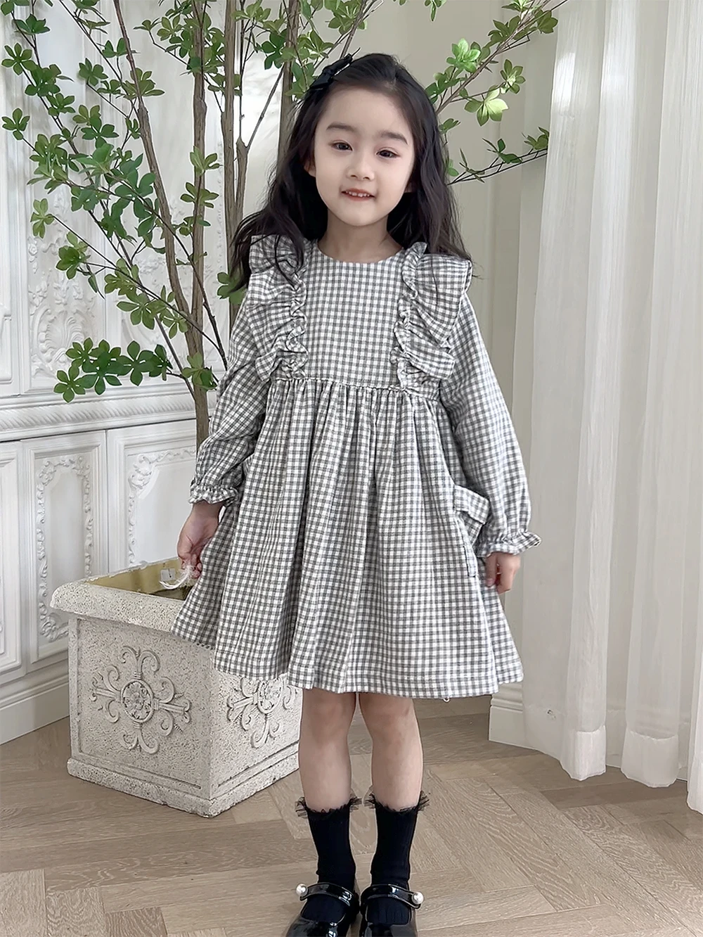 vestito-a-maniche-lunghe-in-cotone-a-quadri-stile-bambola-vintage-petit-nez-per-bambine-gonna-a-trapezio-primaverile-autunnale-stile-principessa