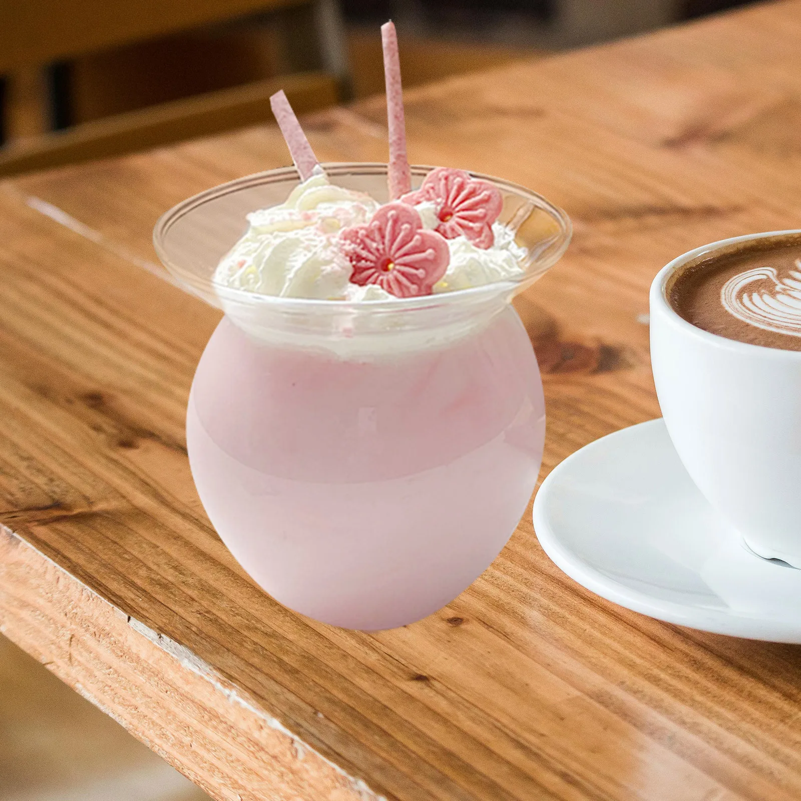 

Small Glass Dessert Bowl Snack Cup Large Opening for Wedding Birthday Ice Cream Pudding Yogurt Serving Trifle Bowl