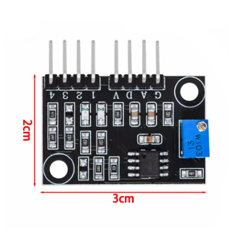 Water level sensor module digital signal output with cable electronic component detector