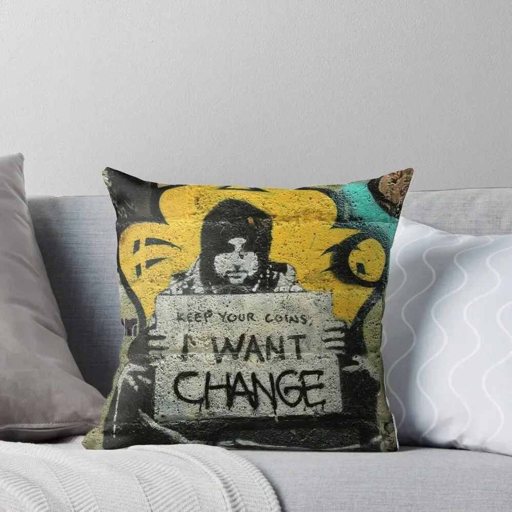 Street Art: global edition # 94 Throw Pillow Bed pillowcases Cusions Cover christmas supplies Pillow