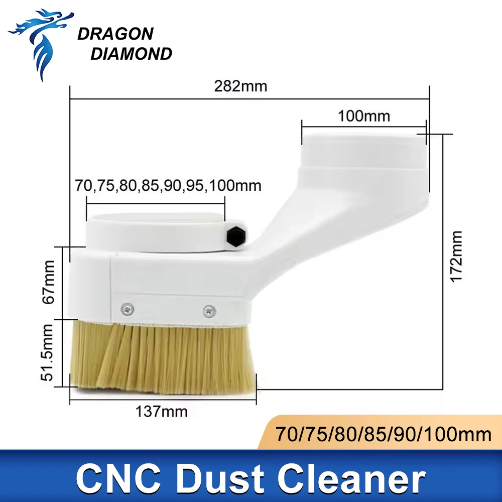 

Пылесборник шпинделя с ЧПУ 70 мм 75 мм 80 мм 85 мм 90 мм 100 мм Очиститель пылесборника для двигателя шпинделя Крышка фрезерного станка