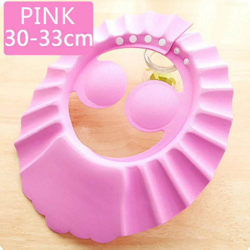 Baby Shower Cap Adjustable Hair Wash Hat for Newborn Infant Ear Protection Safe Children Kids Shampoo Shield Bath Head Cover