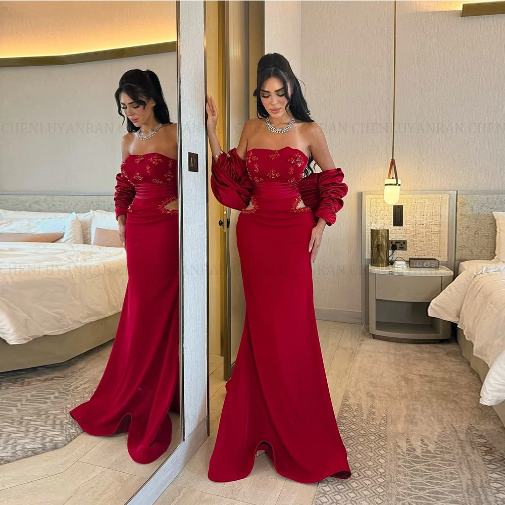 

MOLISA очаровательные вечерние платья с открытыми плечами по индивидуальному заказу для женщин с вырезами и стразами в Саудовской Аравии Vestidos De 2025