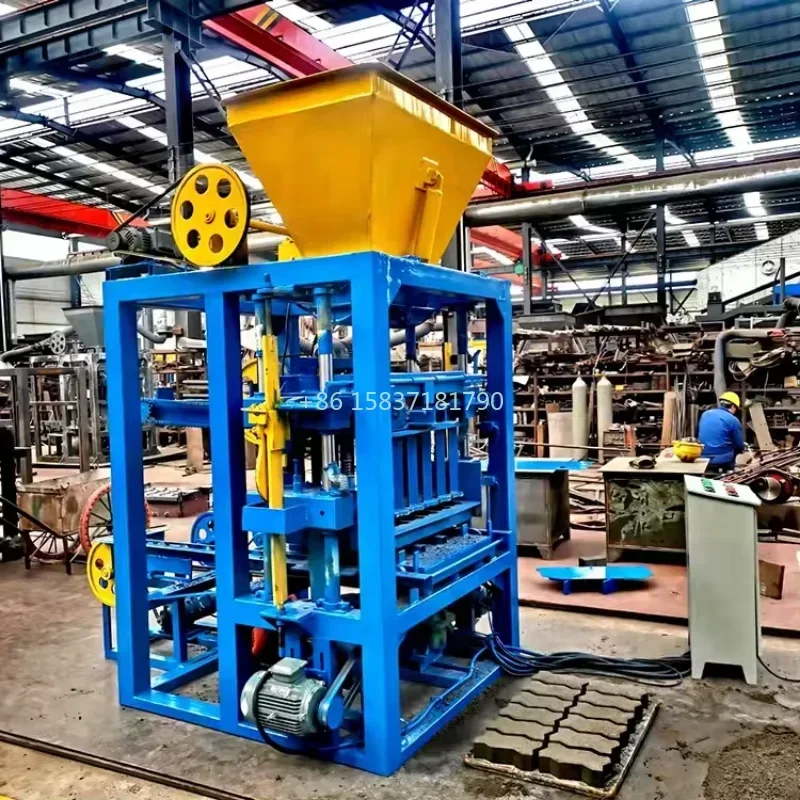 China Brick Making Machine Interlocking Block Making Machine Construction Pavement Brick Making Production Line for Greneda