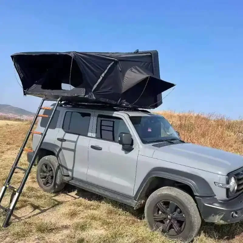 Pop Up Hardtop Shell Roof Tent Top Hardshell Aluminium Triangle Roof Top Tent Hard Shell Roof Top ...