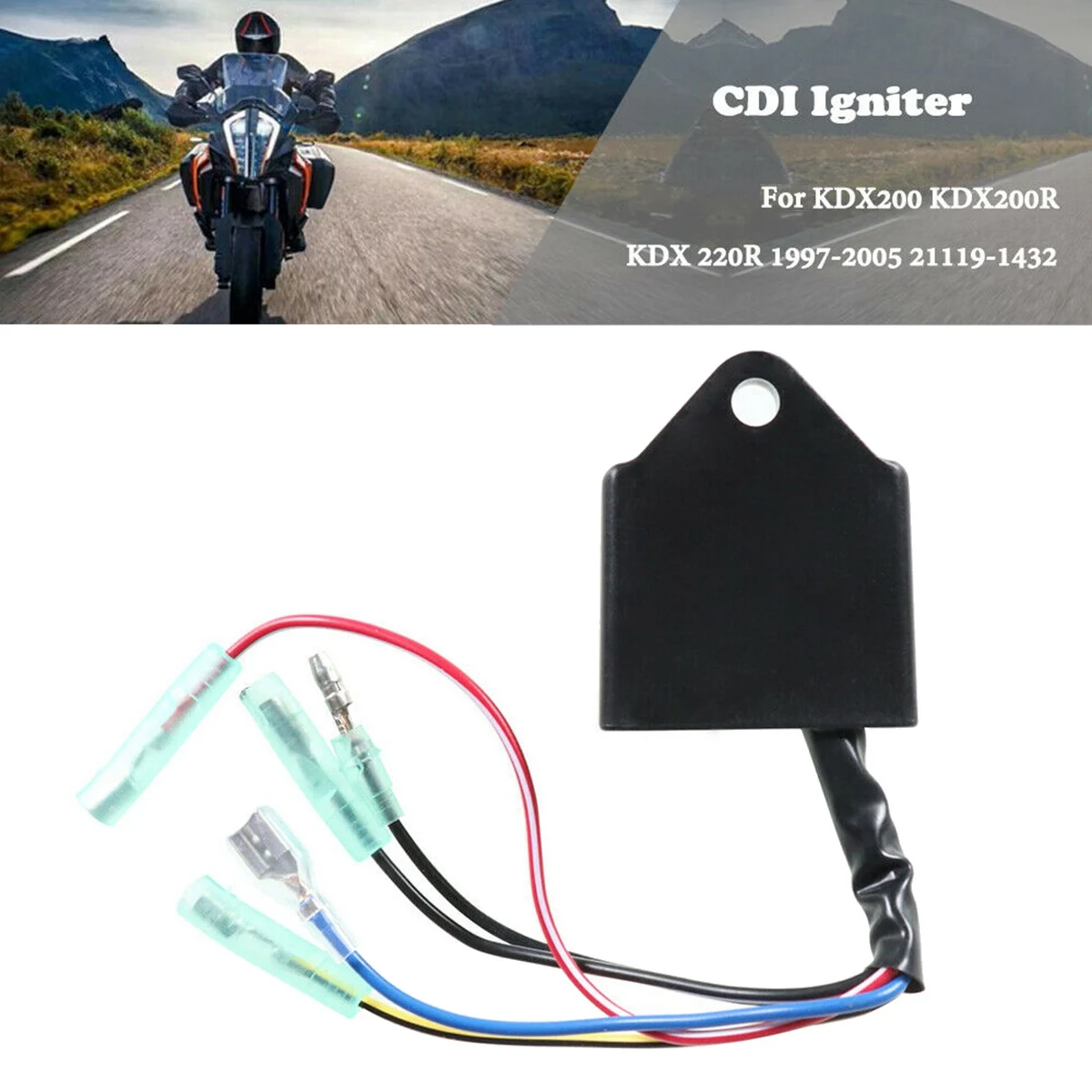 High Performance Ignitor CDI Box Module Unit 21119-1432 for Kawasaki KDX200 KDX200R KDX220R KDX 200 1995-2006