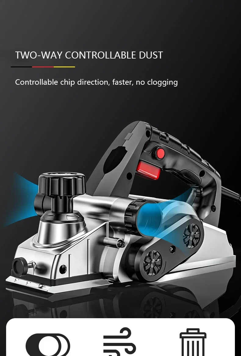 Hot Sale Small Portable Electric Woodworking Planer 220V 1500W
