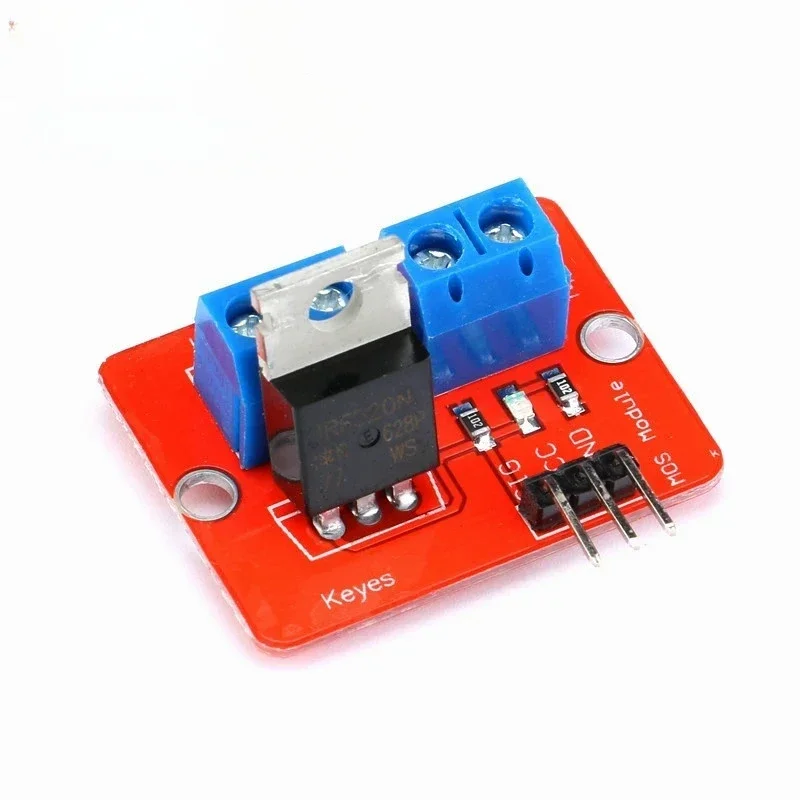 10PCS 0-24V Top Mosfet Button IRF520 MOS Driver Module MCU ARM
