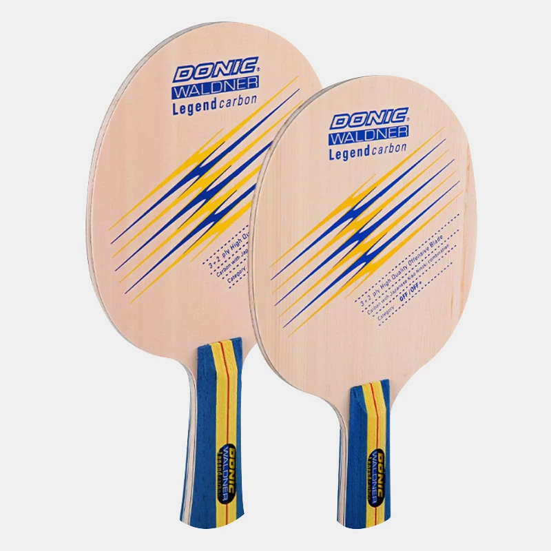 Donic Waldner Legend Carbon Table Tennis Blade 5-Ply All Wood with Carbon Fiber Ping Pong Paddle Loop with Fast Attack Racket