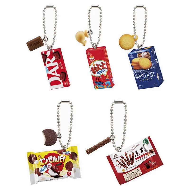 

Bandai оригинальные 5 шт. Gashapon MORINAGA игрушки для детей подарок Коллекционная модель украшения