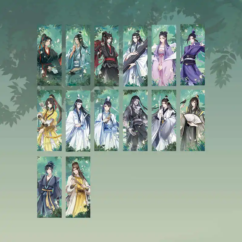 Grandmaster Of Demonic MDZS Mo Dao Zu Shi Wei Wuxian Lan Wangji Laser ticket Ornament Accessories Game Props Anime Figure Toy Ki