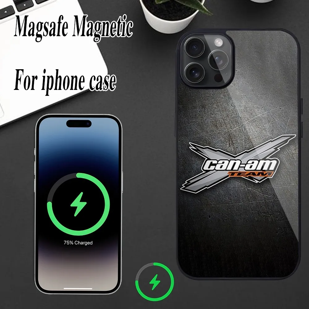 Can Am Can-am Team Cushion Phone Case iPhone Magesafe Magnetic 12 13 15 11 Mini 14 Max Pro Plus Shell