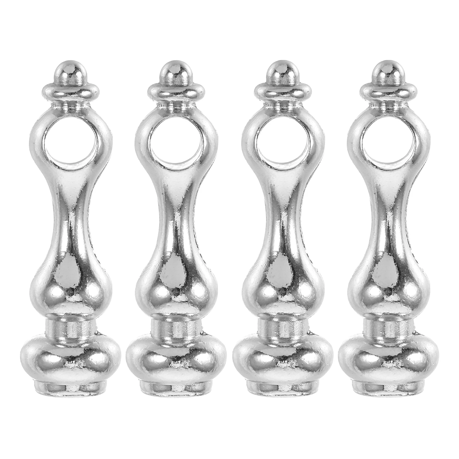 

4 Sets Zinc Alloy Fence Accessories Metal for Cabinet Gallery Rails Glass Railing Connectors Easy Install