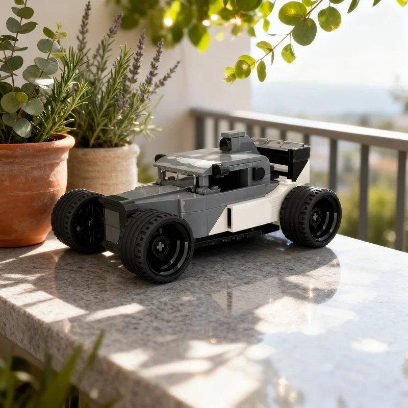 270pcs MOC 1932 Ford F132 Beck Custom Racing Car Building Blocks Pack Creative Construction Kit Collectible Toy Gift For Fans