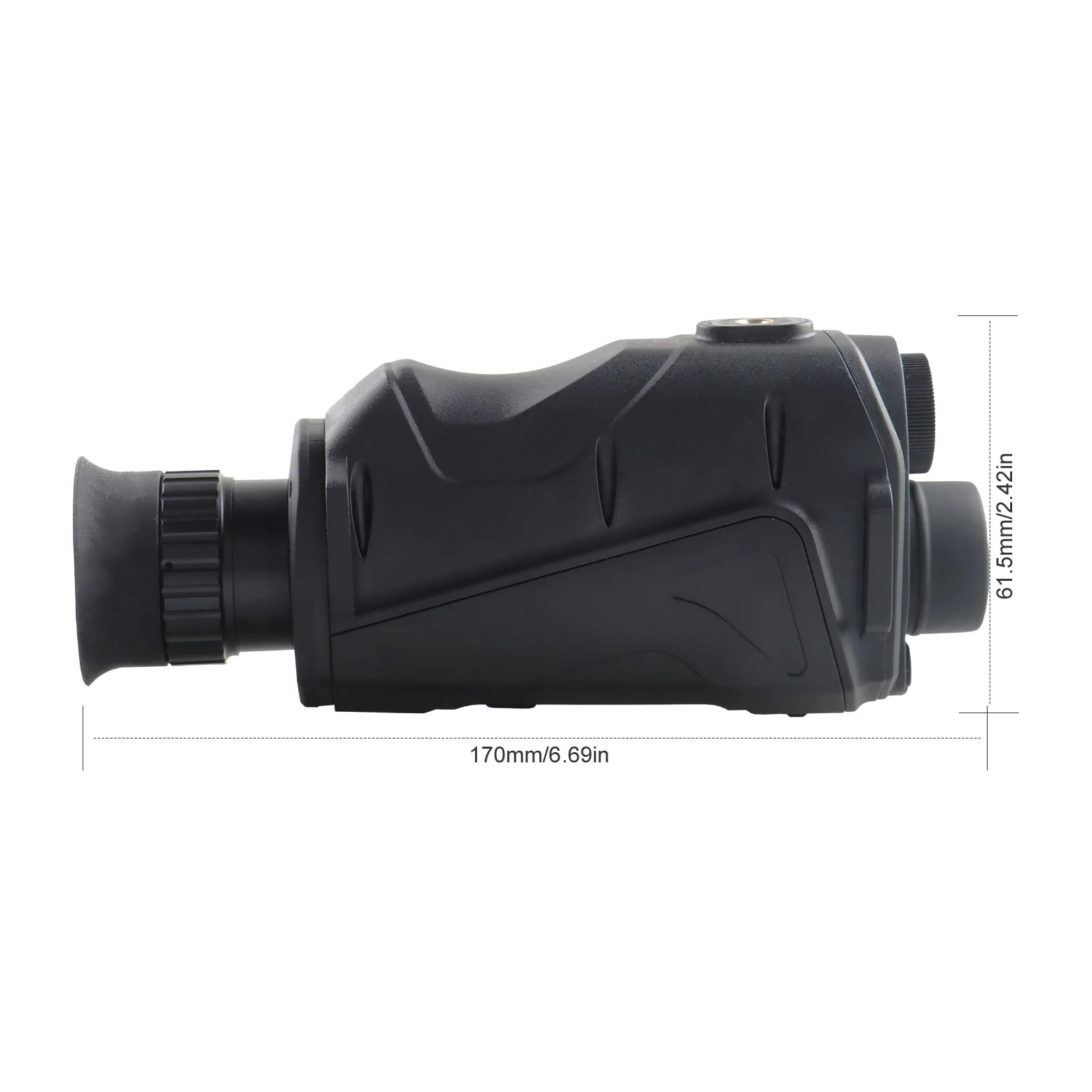 PPT Portable AI Thermal Monocula Scope Easy to install 1X 2X 4X 8X Thermallmaging Scope hunting patrol for Sports HK27-0040
