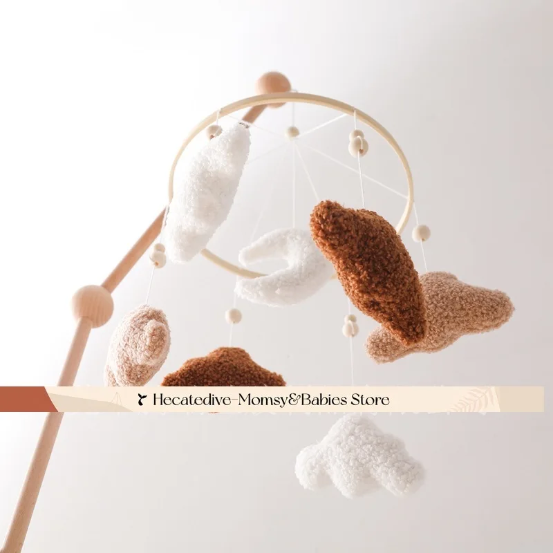 【Must Have】Baby Rattles & Mobiles educational toys Dreamy Cloud Moon mini decorations 0-12months unique toys baby things