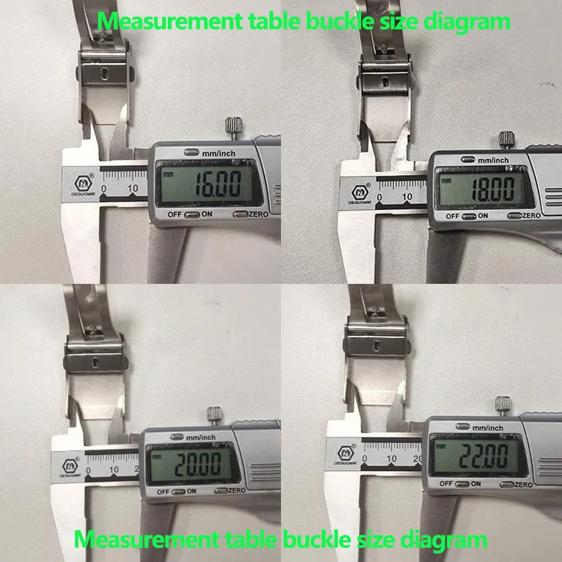 16/18/20mm Zapięcie do zegarka ze stali nierdzewnej Składana klamra z zabezpieczeniem Premium Mężczyźni Kobiety Metalowa klamra do zegarka do paska Breitling Zapięcie