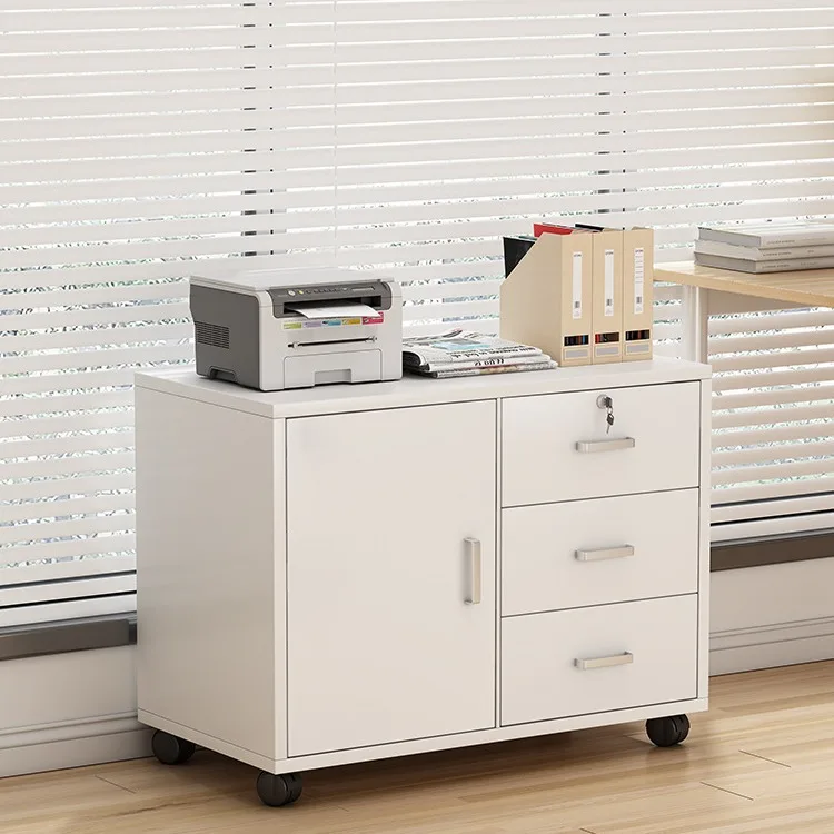 

Bedside Table Long Bedroom Wide Locked Storage Locker Sub Office Documents