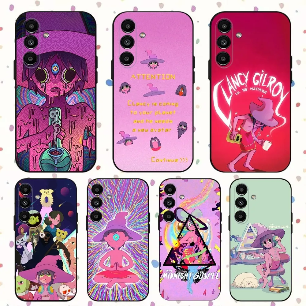 

The Midnight Gospel Movie Phone Case For Samsung S24,S21,S22,S23,S30,Ultra,S20,Plus,Fe,Lite,Note,10,9,5G Black Soft Cover