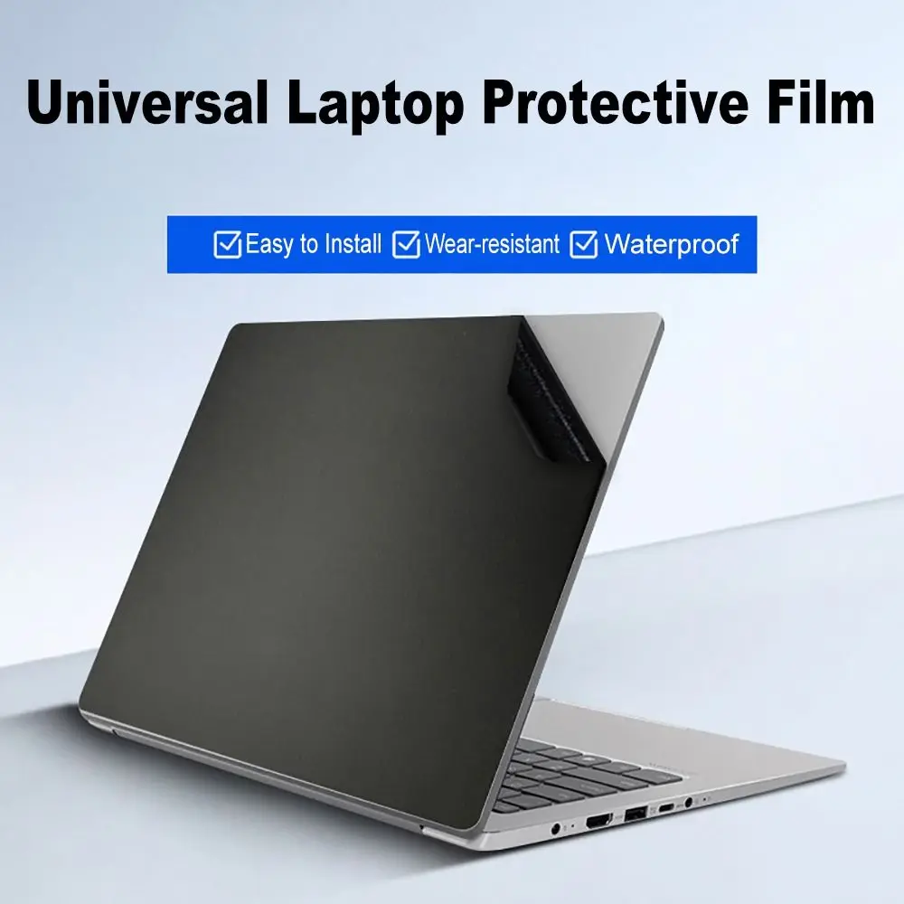 2pcs 10-17 inch Laptop Shell Skin Matte Waterproof Notebook Computer Body Cover Self Adhesive Universal Protective Film