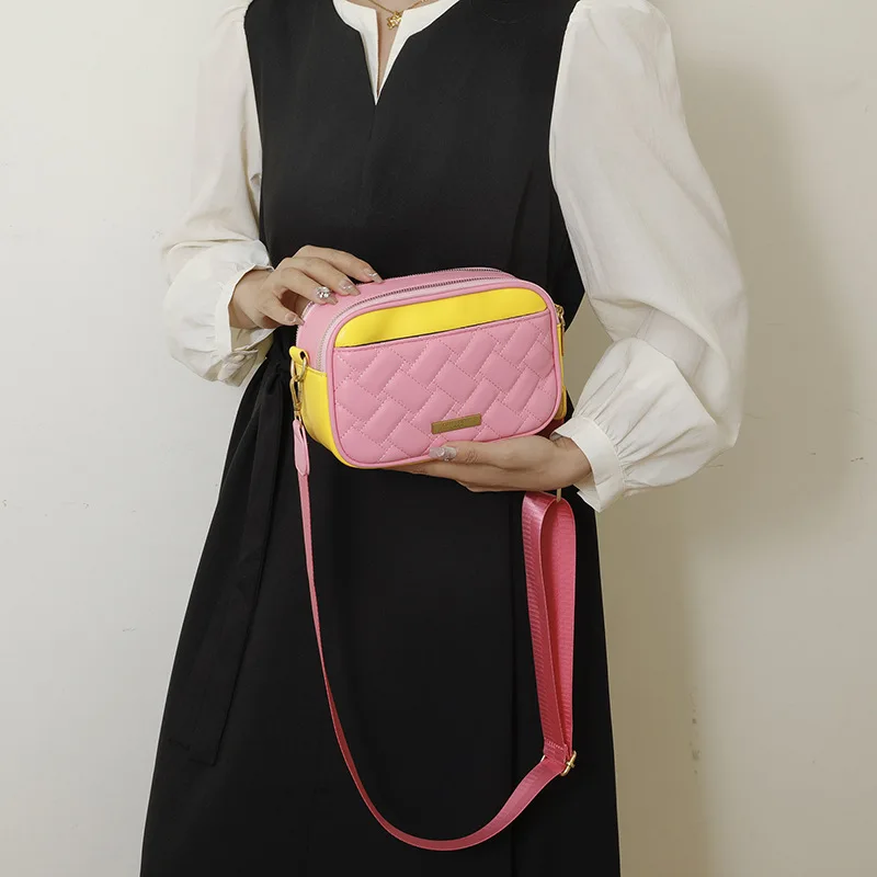 2025 Nuova borsa a tracolla con diamanti: tracolla regolabile, tracolla semplice alla moda, versatile messenger alla moda per lo shopping quotidiano in strada