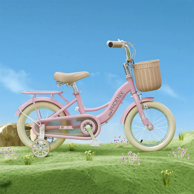 Children's Bicycle Girl 3-10 Year Old Middle and Big Girls Princess Style Baby Children's Bicycles Kid Bike