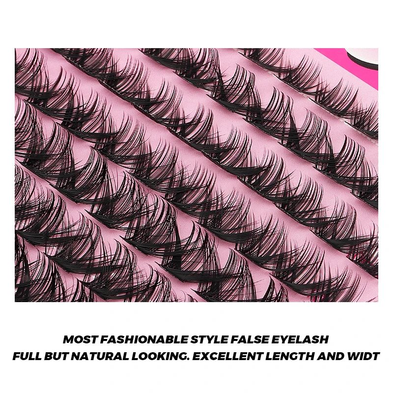 DINGSEN Wimpernverlängerungsset, DIY Make-up, Wimpern, individuelles Wimpern-Set, Bindung und Dichtungsset, Cluster-Wimpernverlängerung, Schönheitswerkzeuge – Detail 7