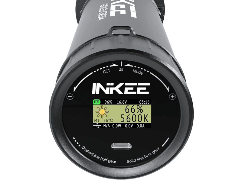 INKEE Gold Crow GC60d5 GC60x5 Bi-color Video Light Daylight 60W